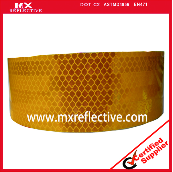 3931 Acrylic yellow prismatic reflective  tape