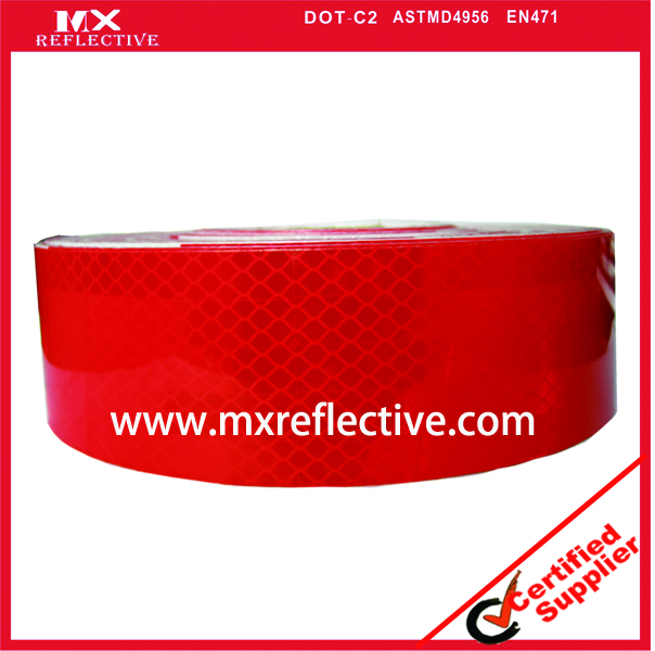 3932  Acrylic Red prismatic reflective tape