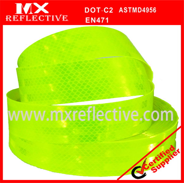 3939  Acrylic yellow green prismatic reflective_tape