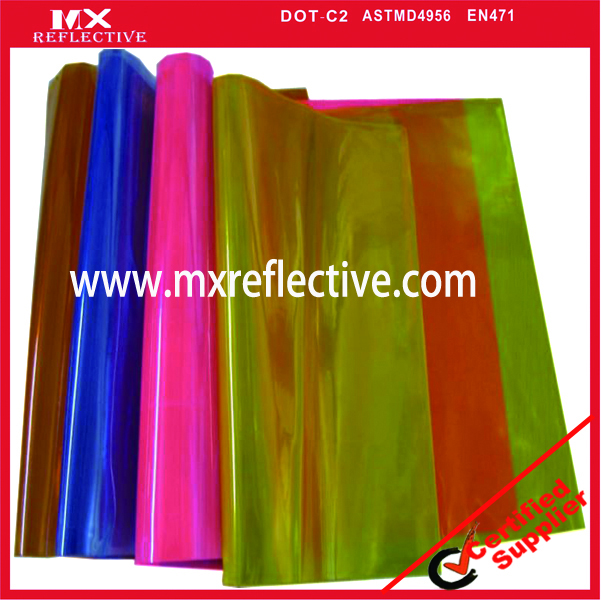 PVC  flat  reflective sheeting