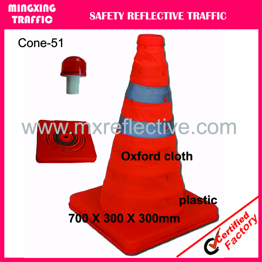 collapsible safety traffic cone