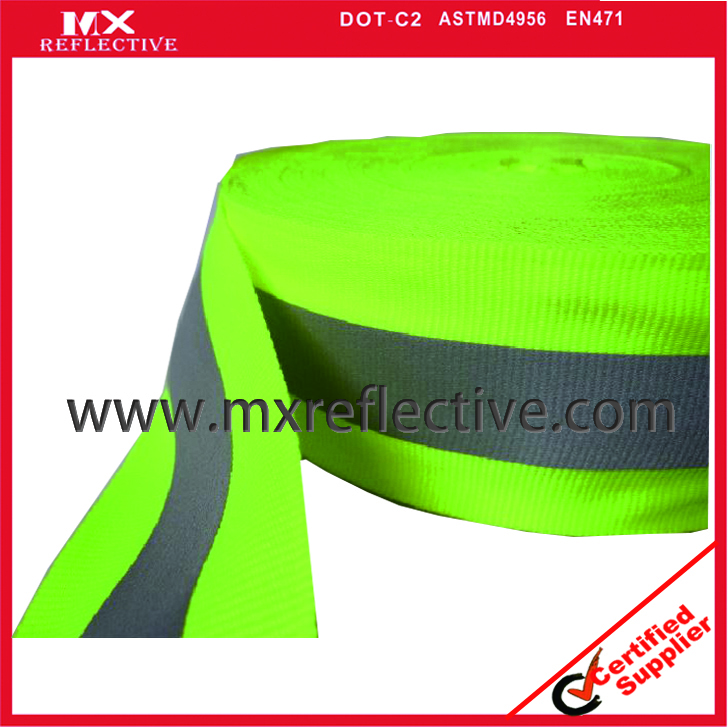 weaving tape with heat transfer reflective strip